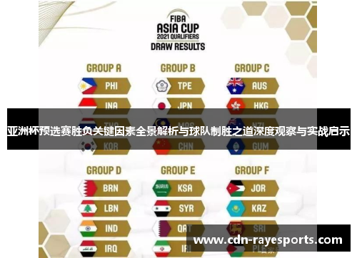 亚洲杯预选赛胜负关键因素全景解析与球队制胜之道深度观察与实战启示